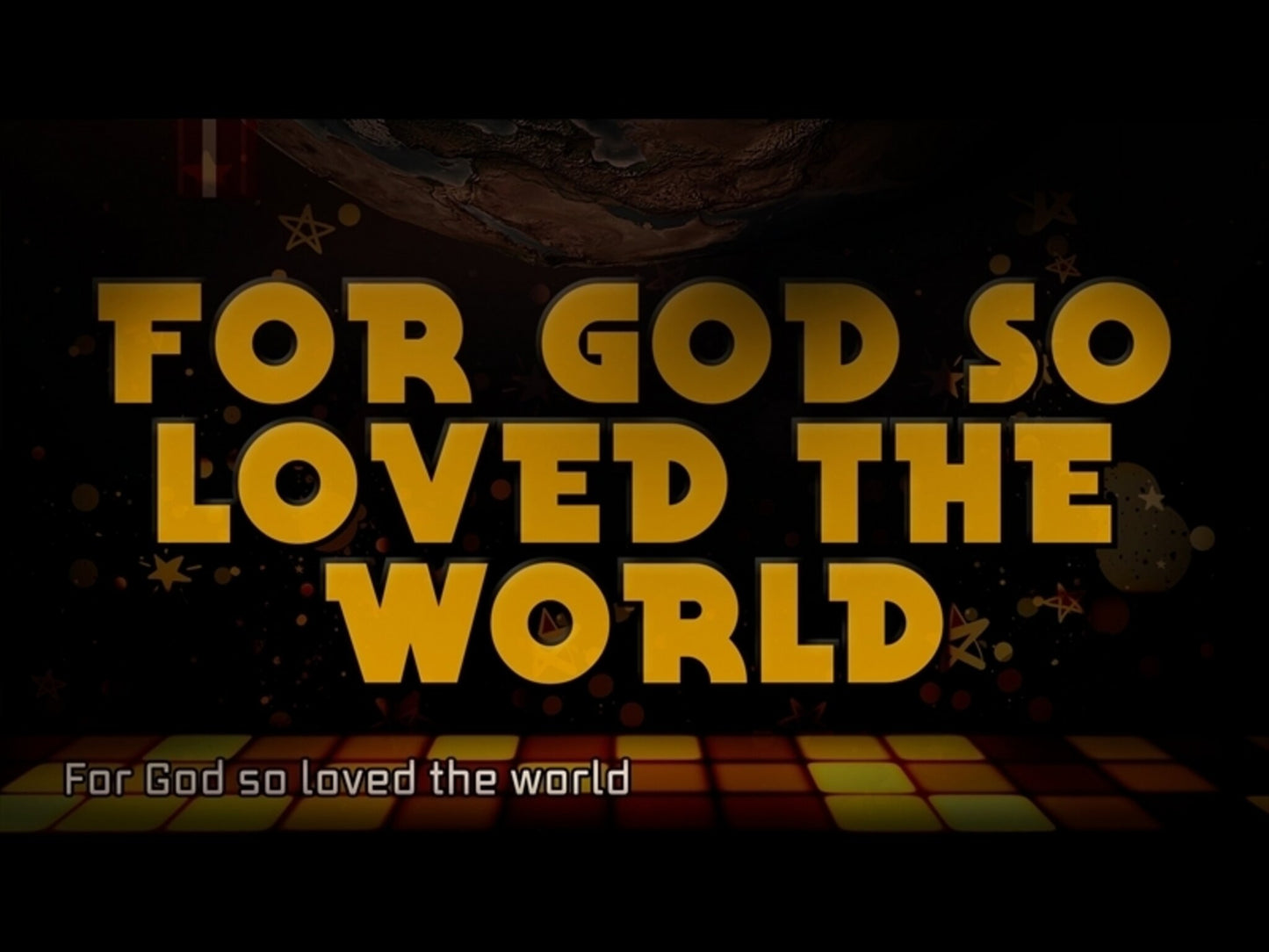 John 3:16 Song (Lyrics Version)