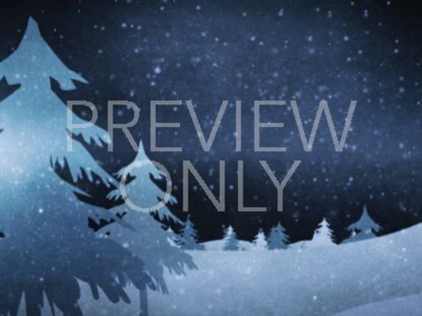 Christmas Forest Blue 5 Still