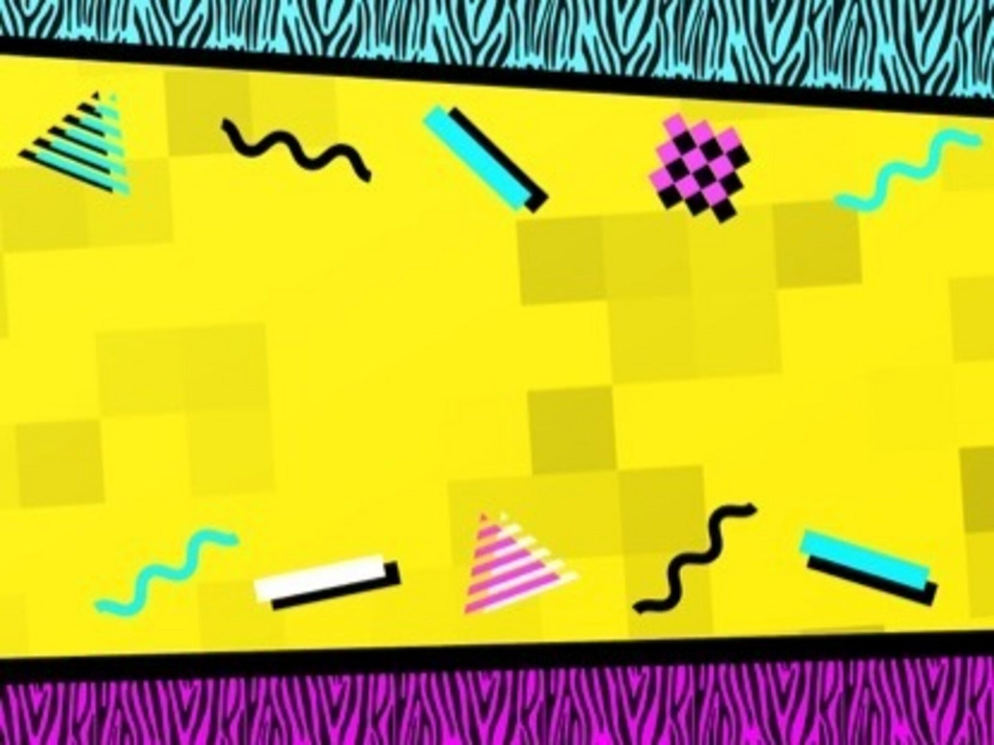 90's Retro Blank Title 02