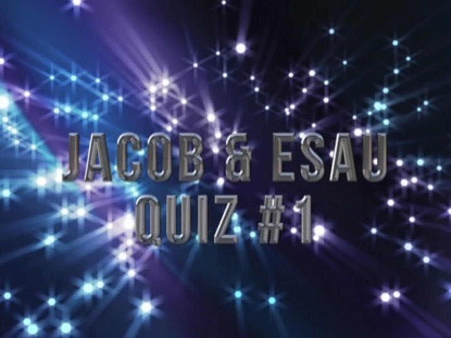Bible Quiz: Jacob And Esau 2