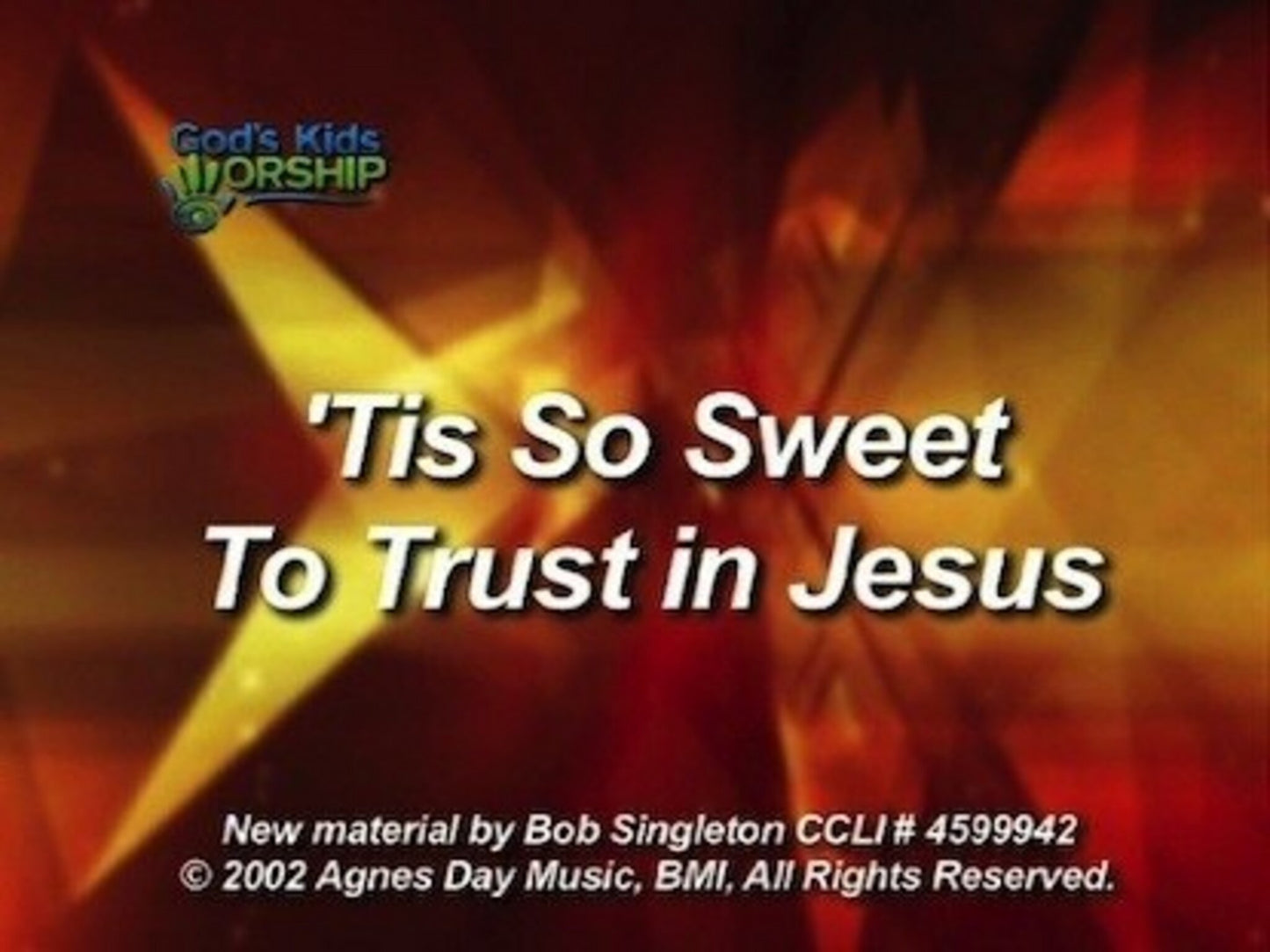 Tis So Sweet To Trust In Jesus