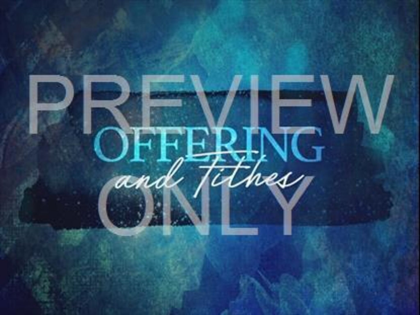 Spring To Life Offering Still