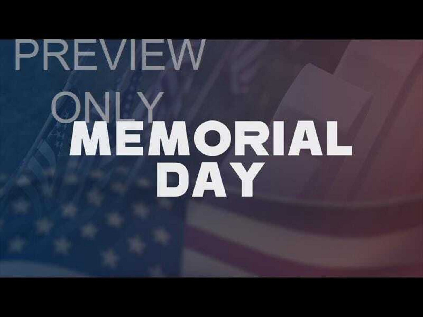 Memorial Day Volume One: Title Still