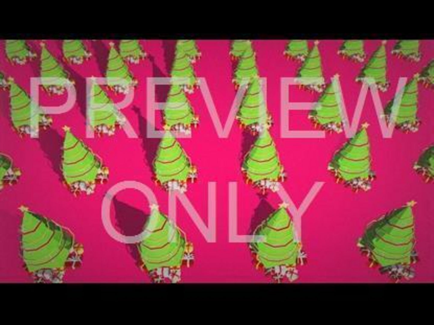 Christmas Trees Red Still