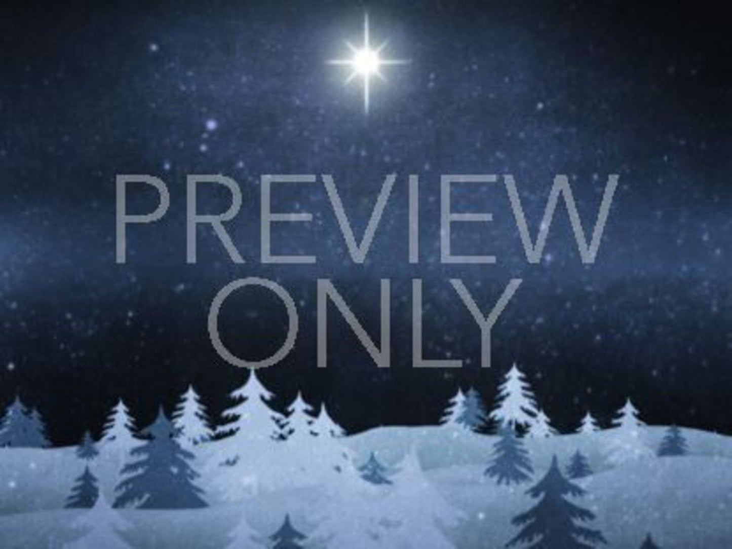 Christmas Forest Blue 1 Still