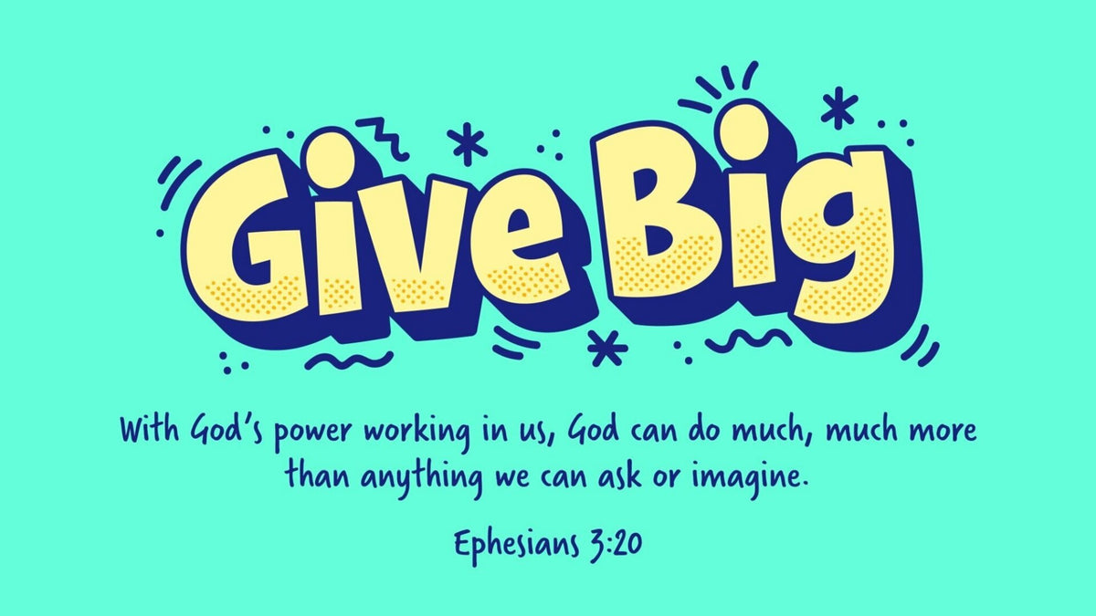 Give Big 3 Week Curriculum Bundle
