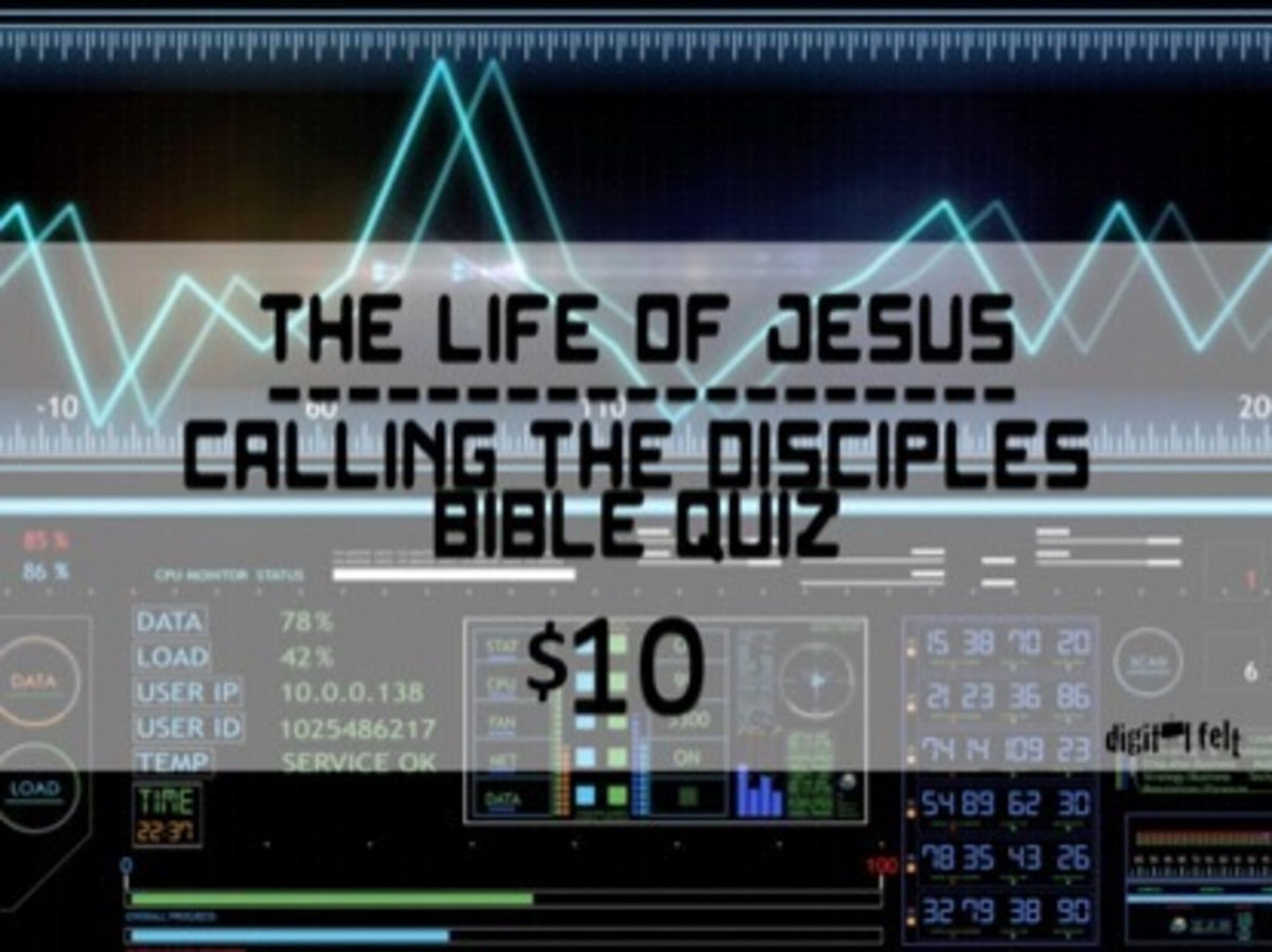 Bible Quiz: Calling The Disciples | Digital Felt Productions | Games ...