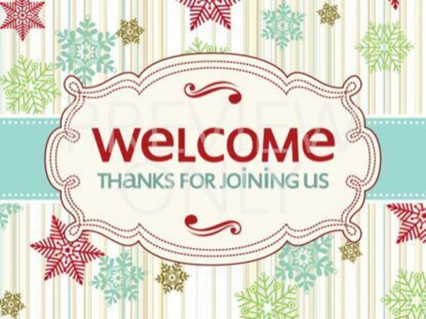 Vintage Holiday Welcome