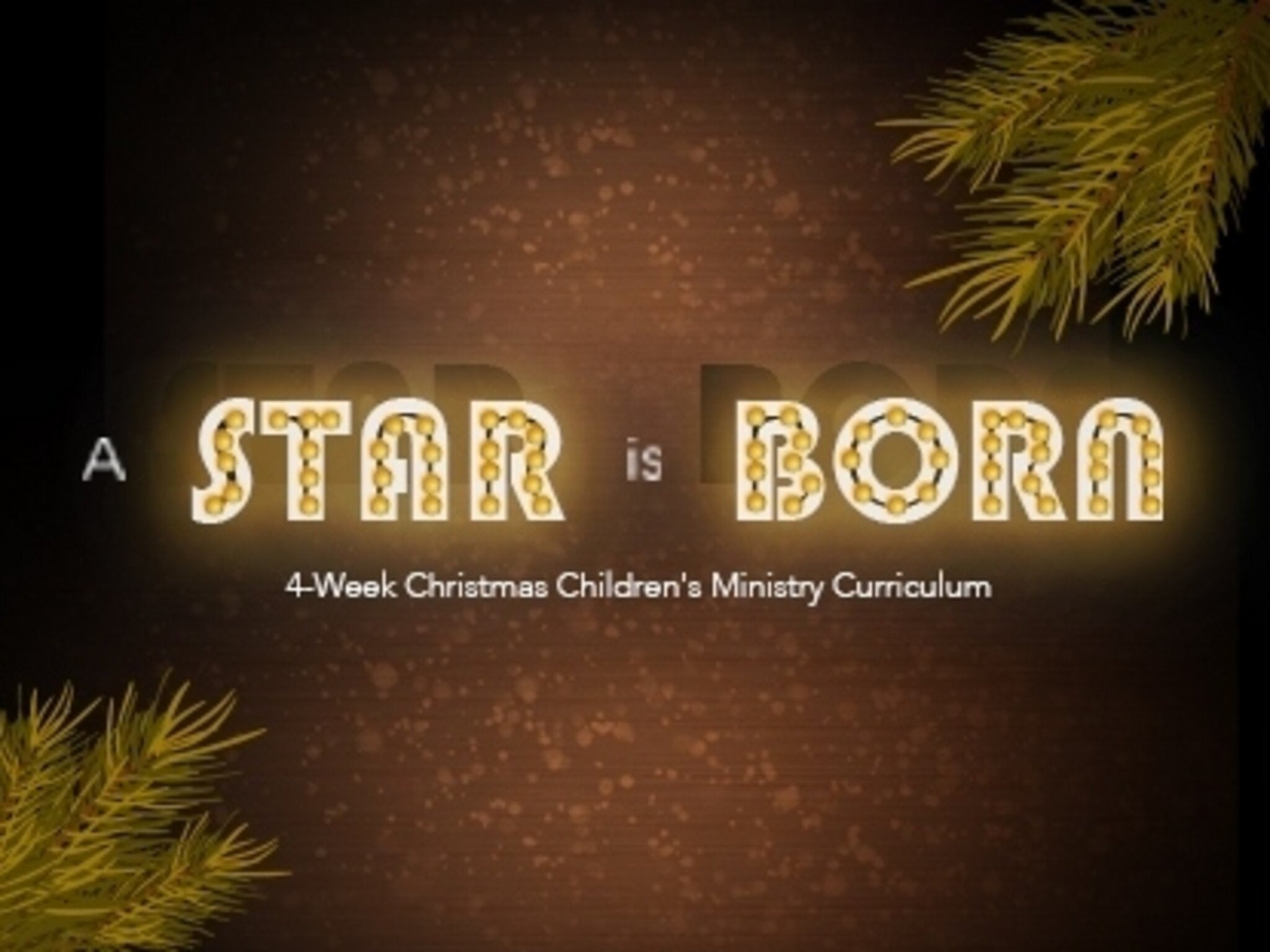 A Star Is Born - 4 Week Curriculum – WorshipHouse Kids