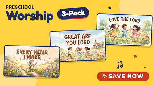 Preschool Worship Videos 3-Pack