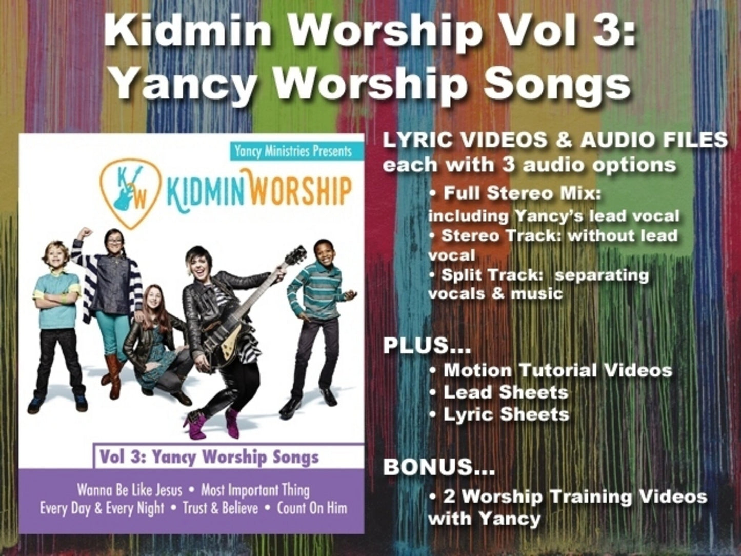 Kidmin Worship Vol 3: Yancy Worship Songs