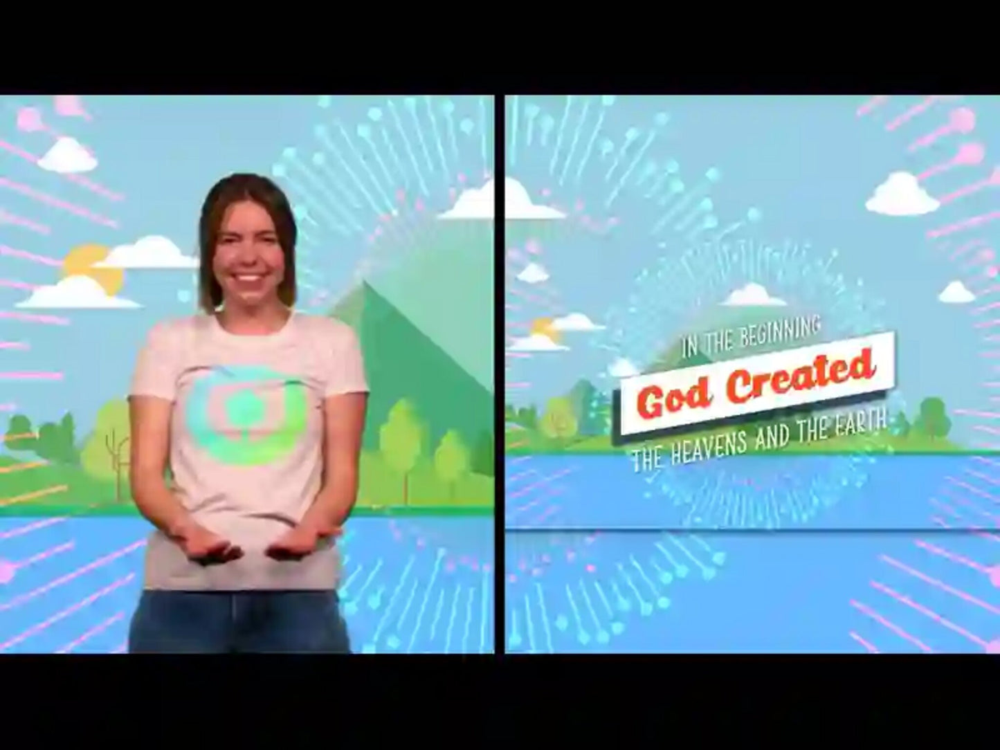 God Created (Genesis 1:1) Hand Motions