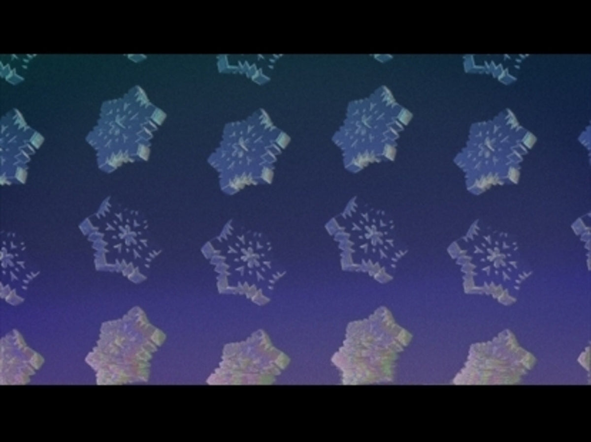 Glass Snowflake Motion Loop 02