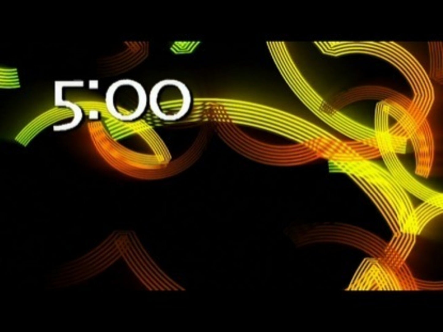 Electric Neon Countdown