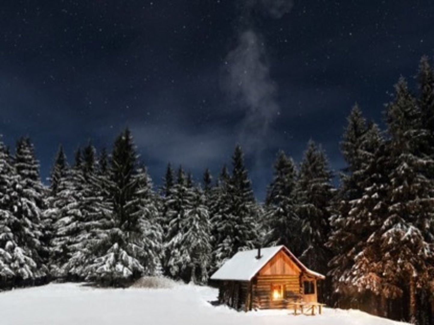Rustic Winter Cabin