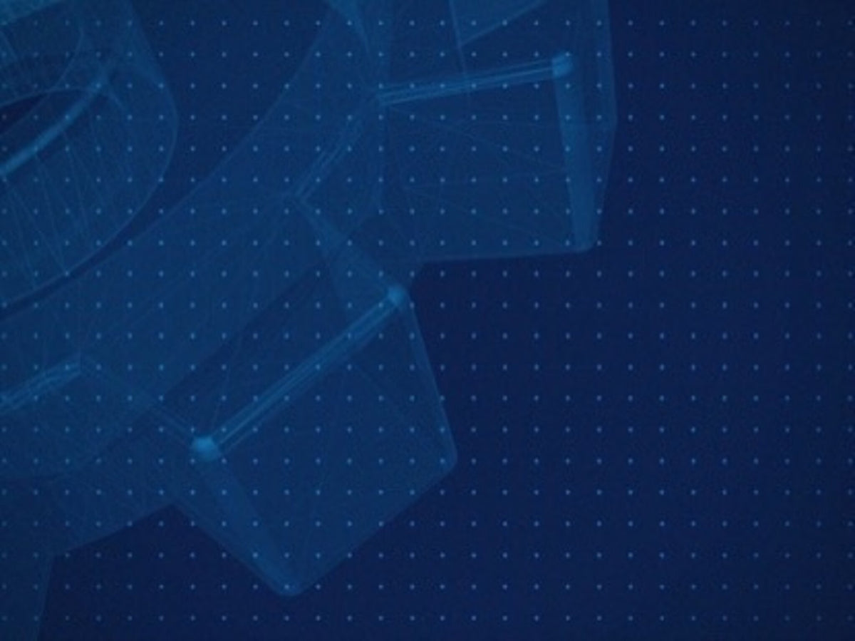 Retro Wireframe Blue