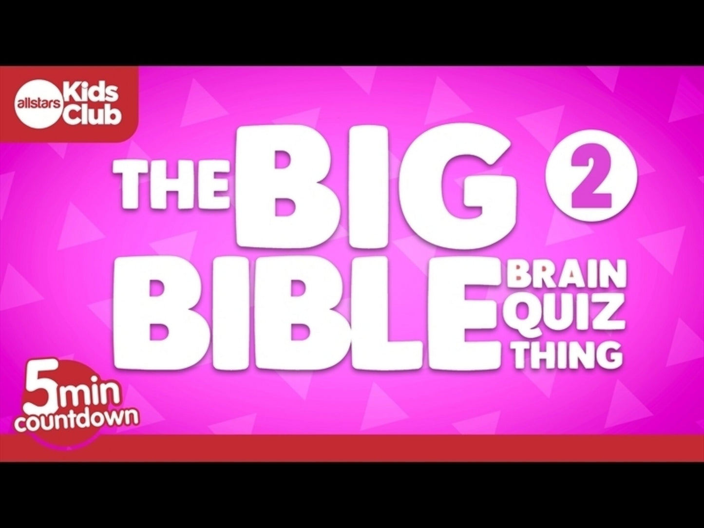 The Big Bible Brain Quiz Thing 2