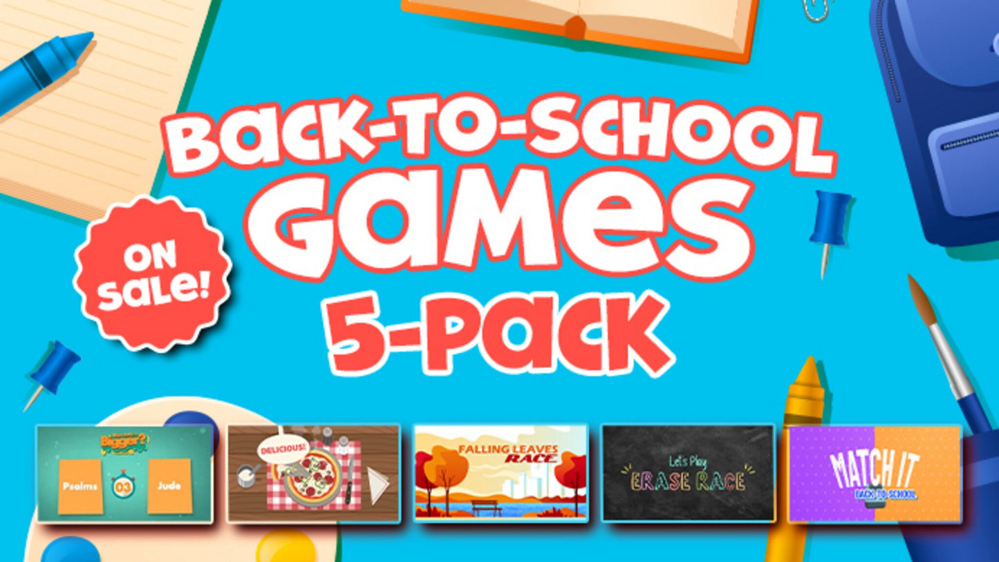 Back to School Games 5-Pack