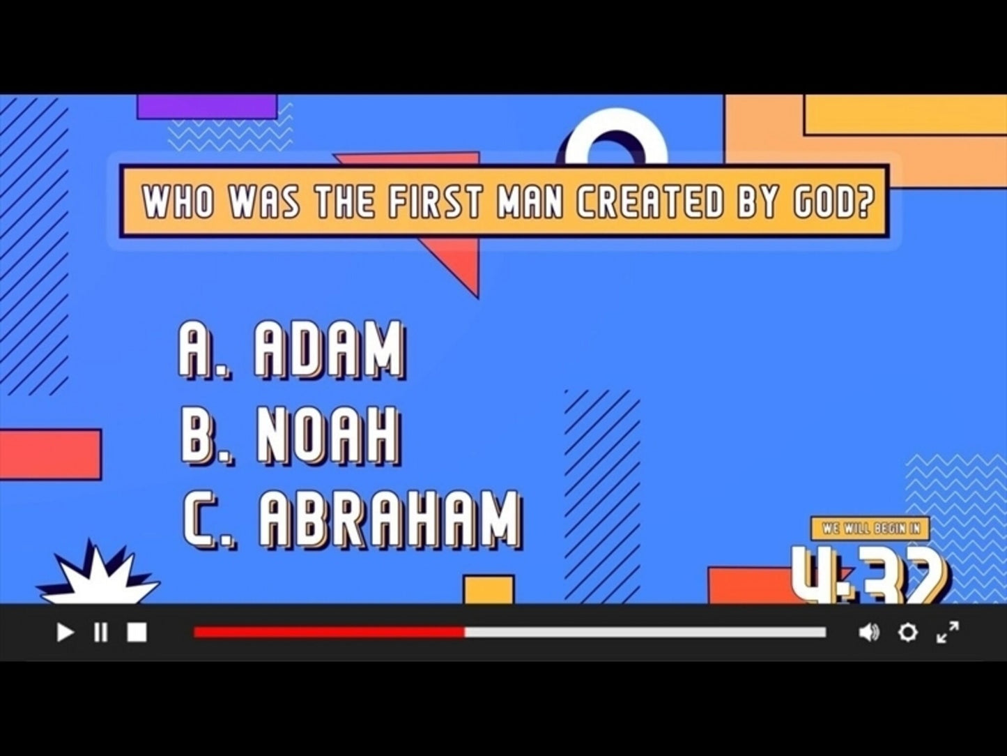 Bible Trivia #4: Countdown