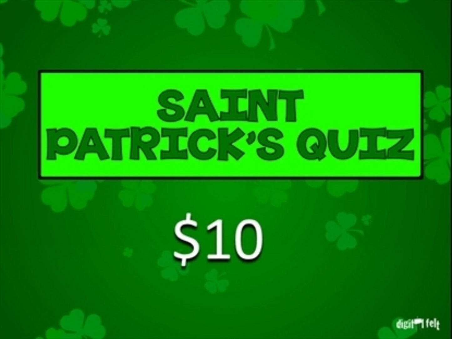 St Patricks Day Quiz