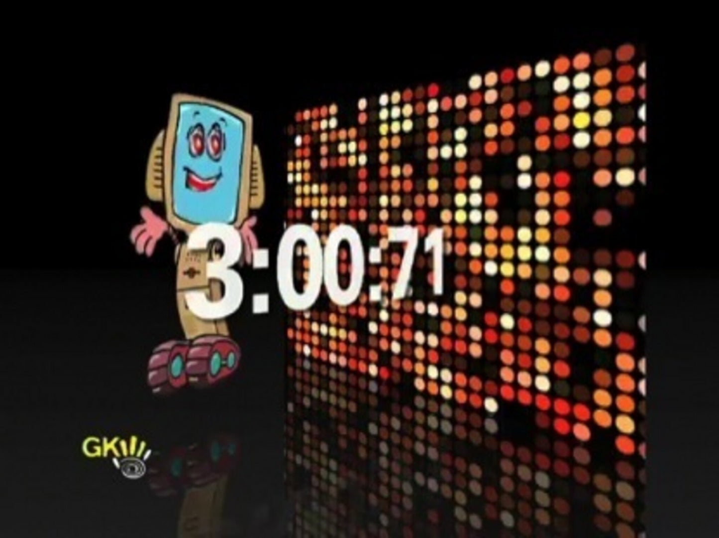 Robot Face With Drums And Bugles Countdown