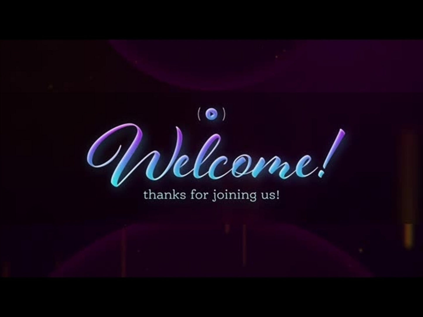 Epiphany Streaks: Welcome Stream