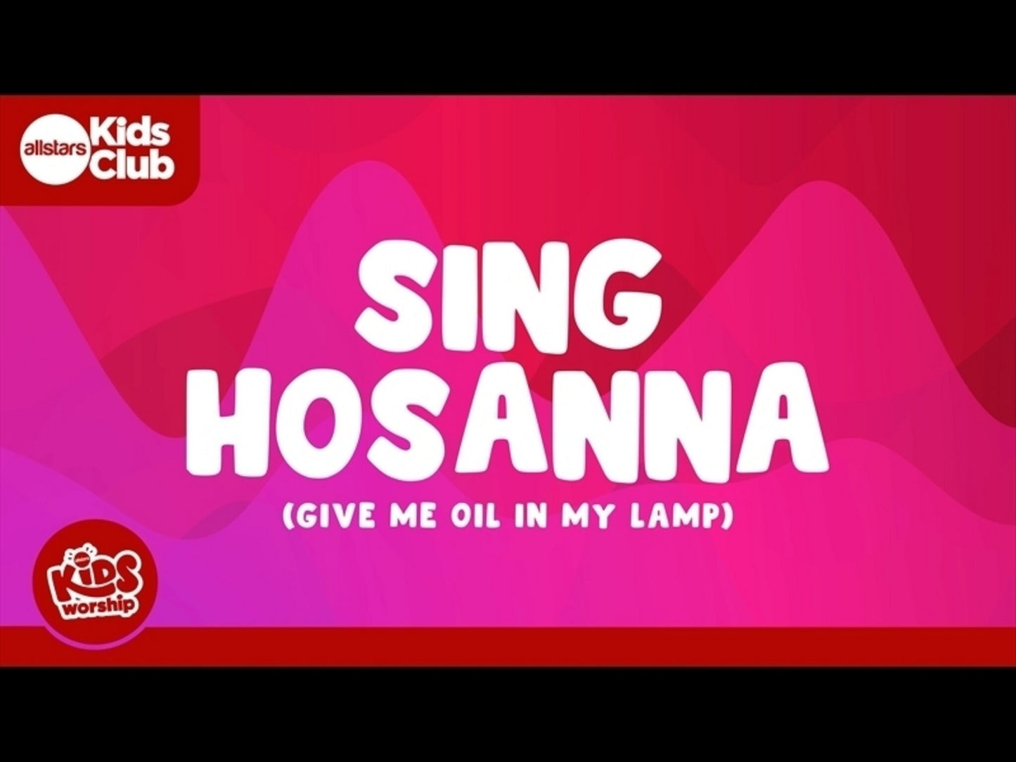Sing Hosanna