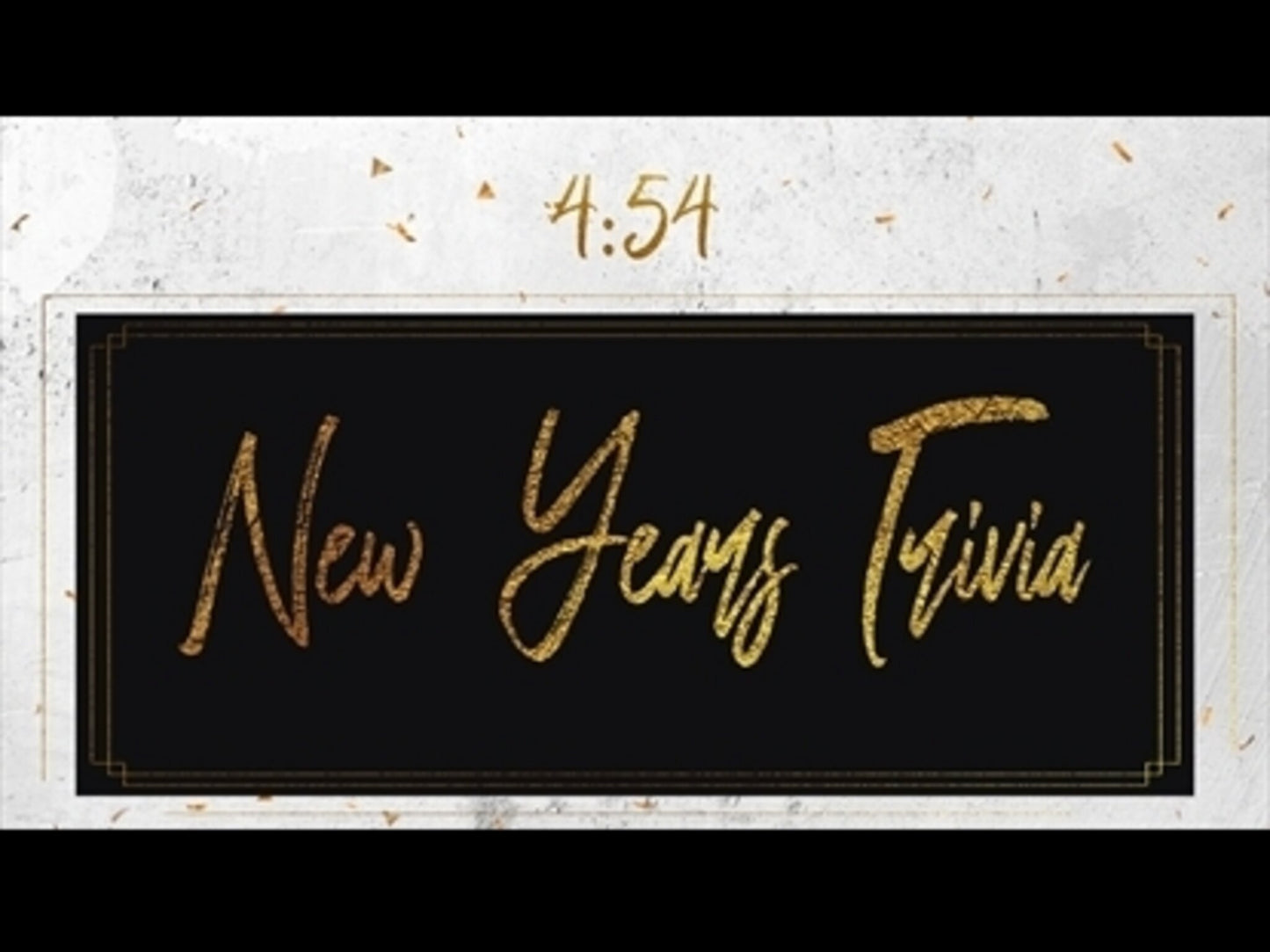 New Years Trivia Countdown
