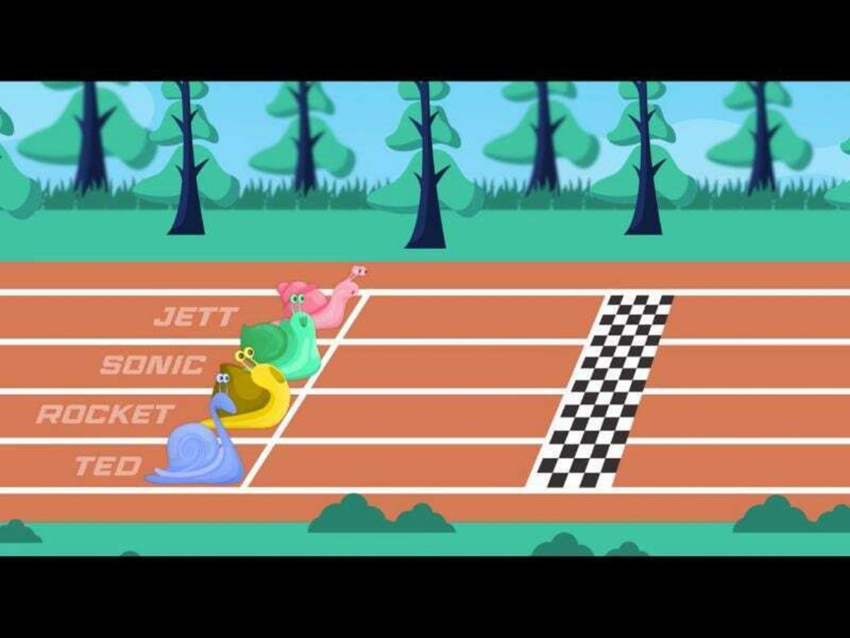 Snail Math Racing Game Snail Race Game Pack – WorshipHouse Kids