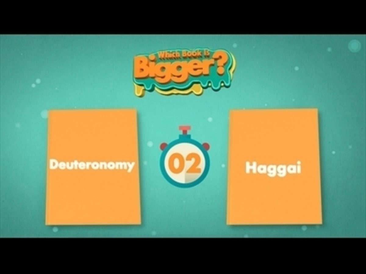Bigger Bible Books Sunday School Game 3