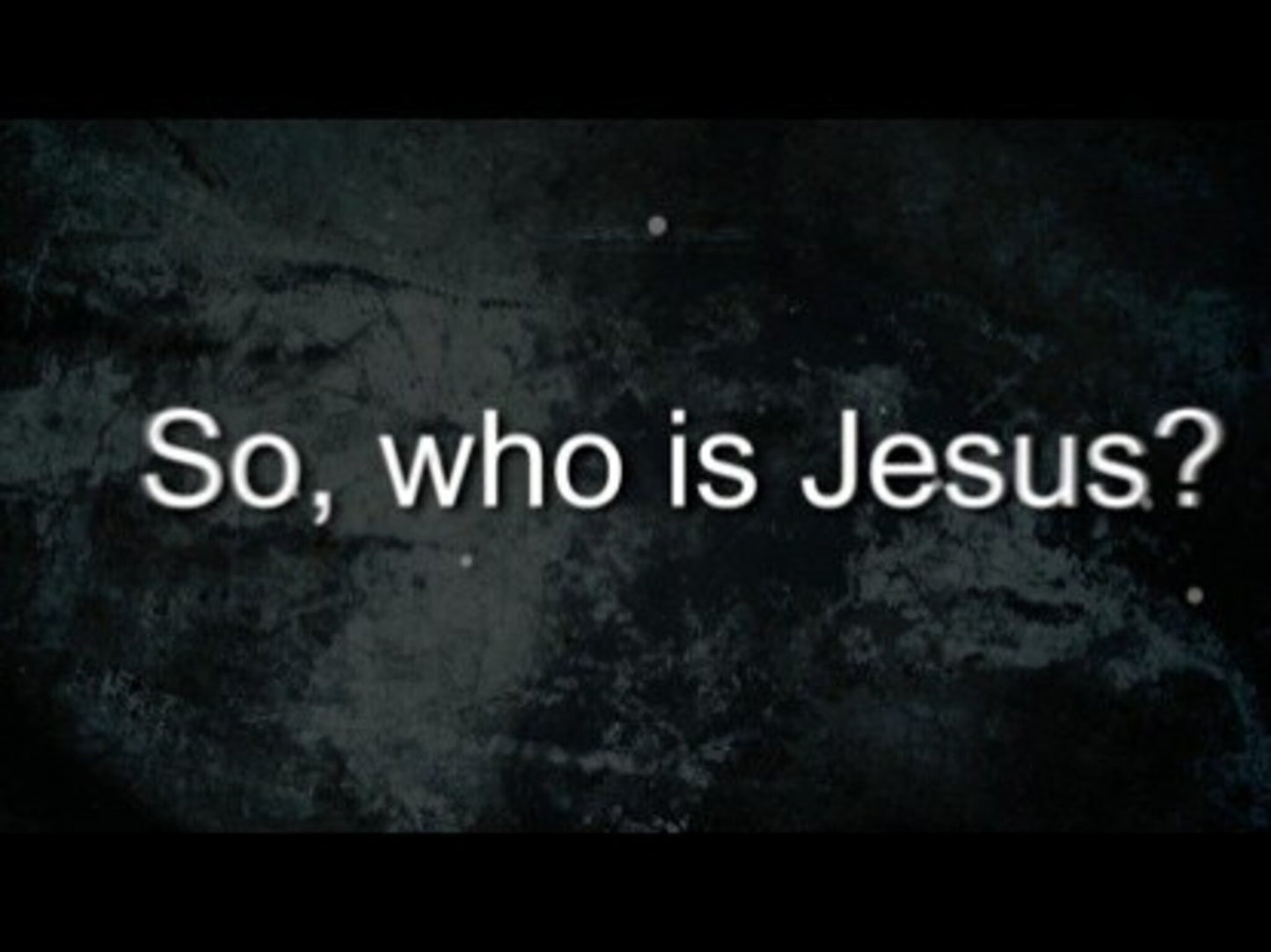 Who Is Jesus