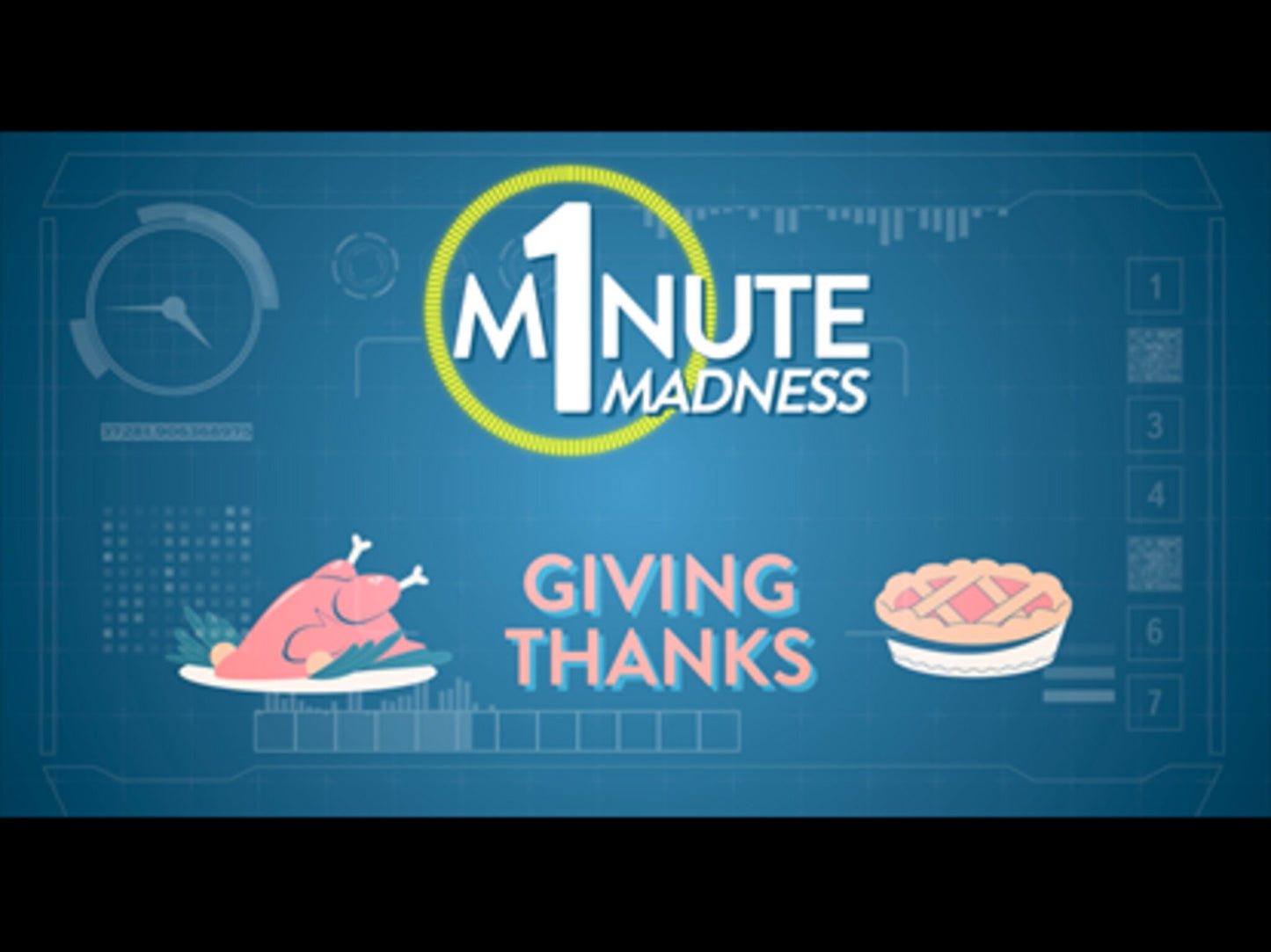 1 Minute Madness: Thanksgiving