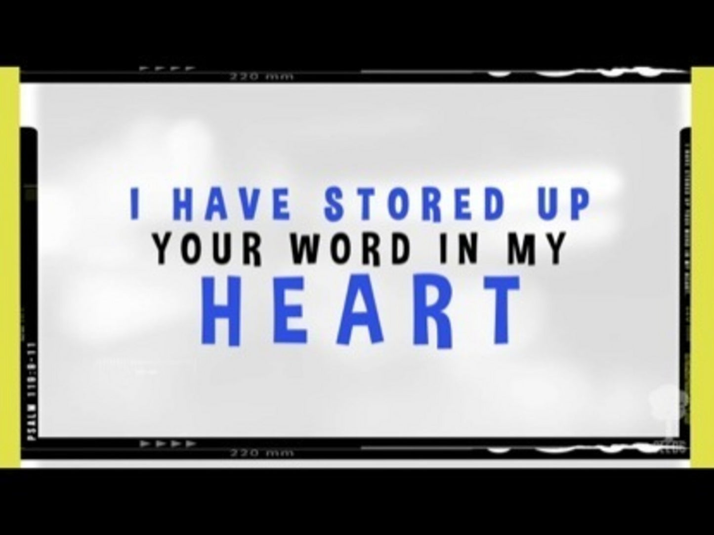 Your Word In My Heart (Psalm 119:9-11)