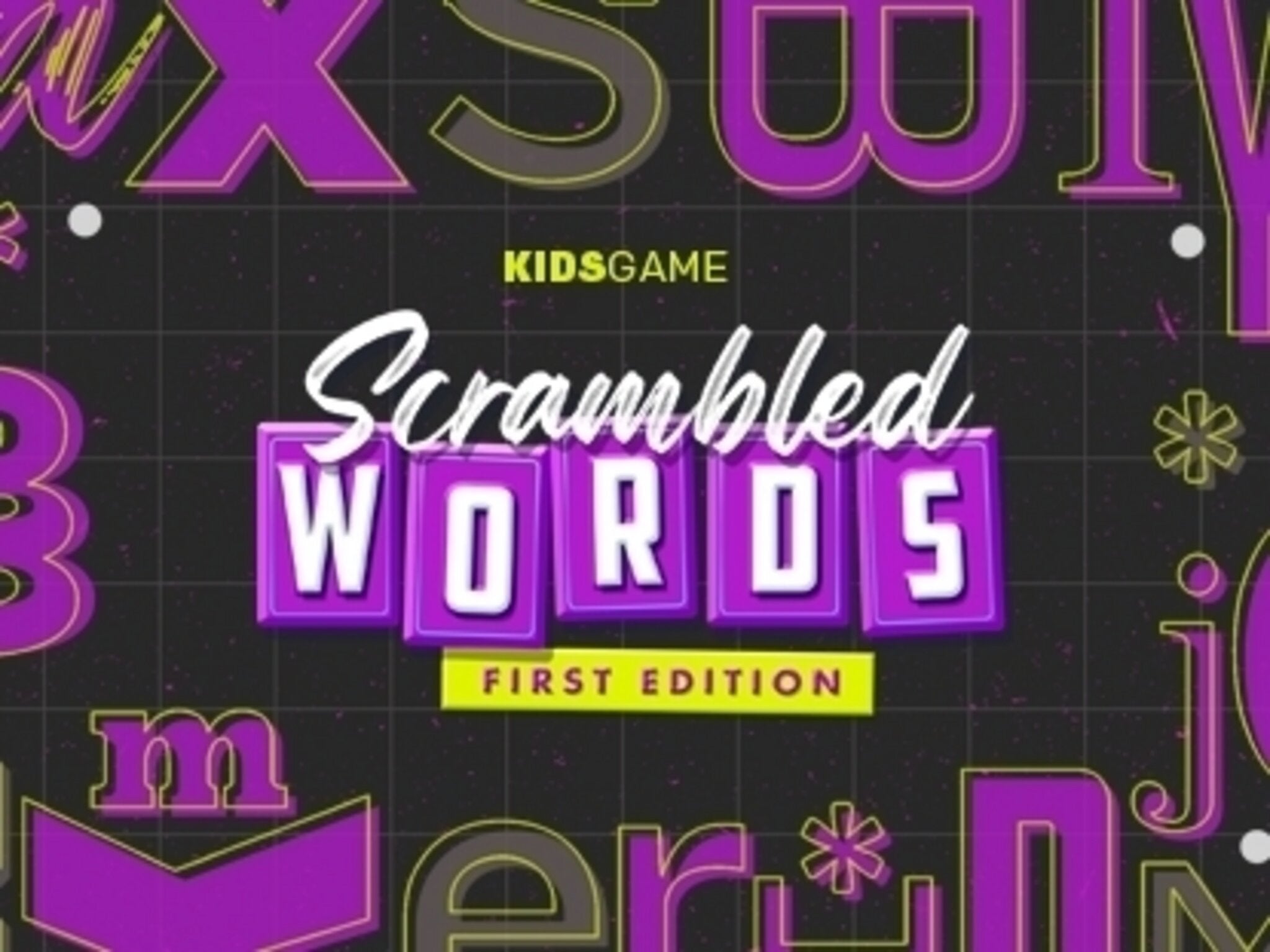 Scrambled Words First Edition Game Twelve thirty Media Games Scrambled Words First Edition Game Twelve thirty Media Games