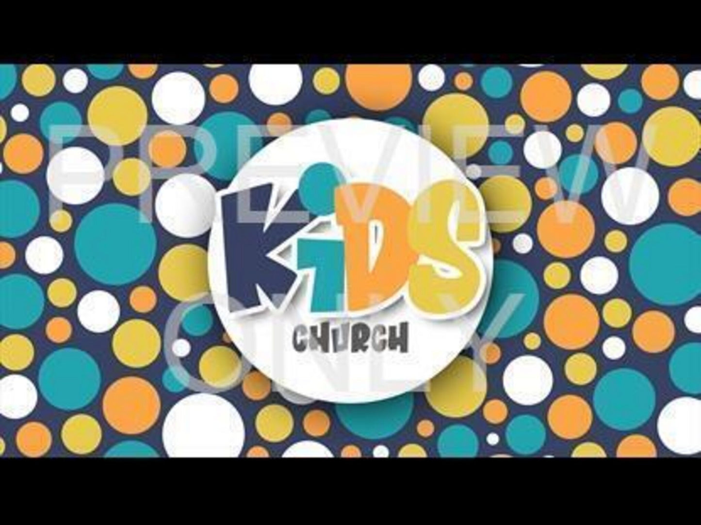Kids Church Dots Graphic
