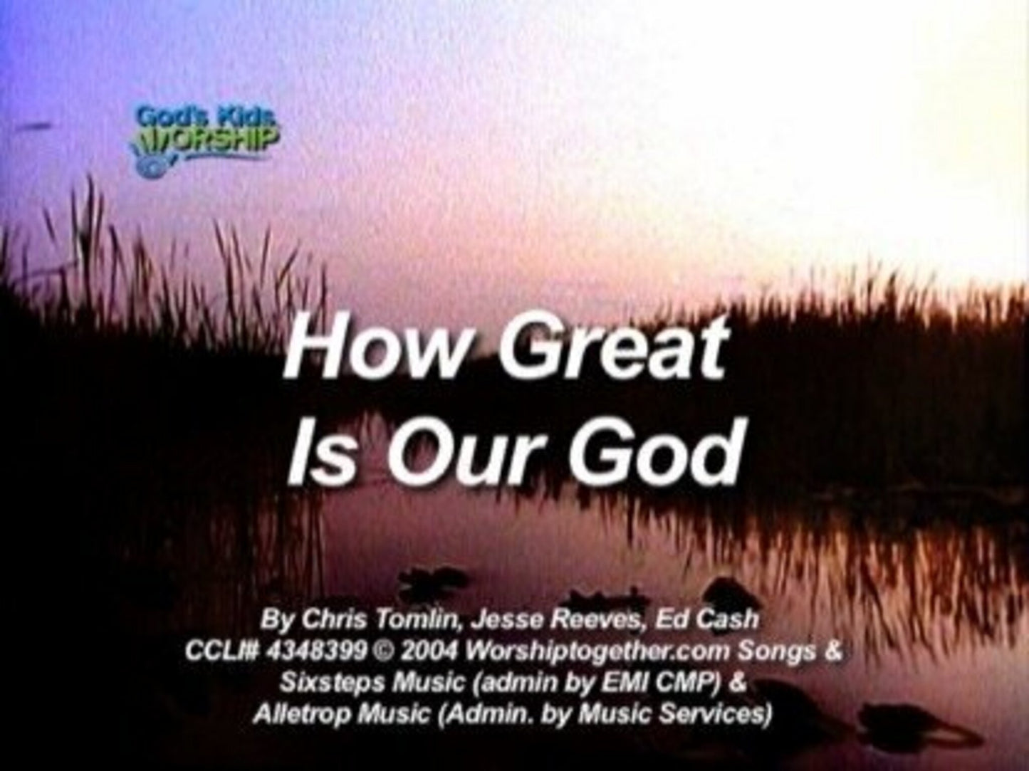 How Great Is Our God