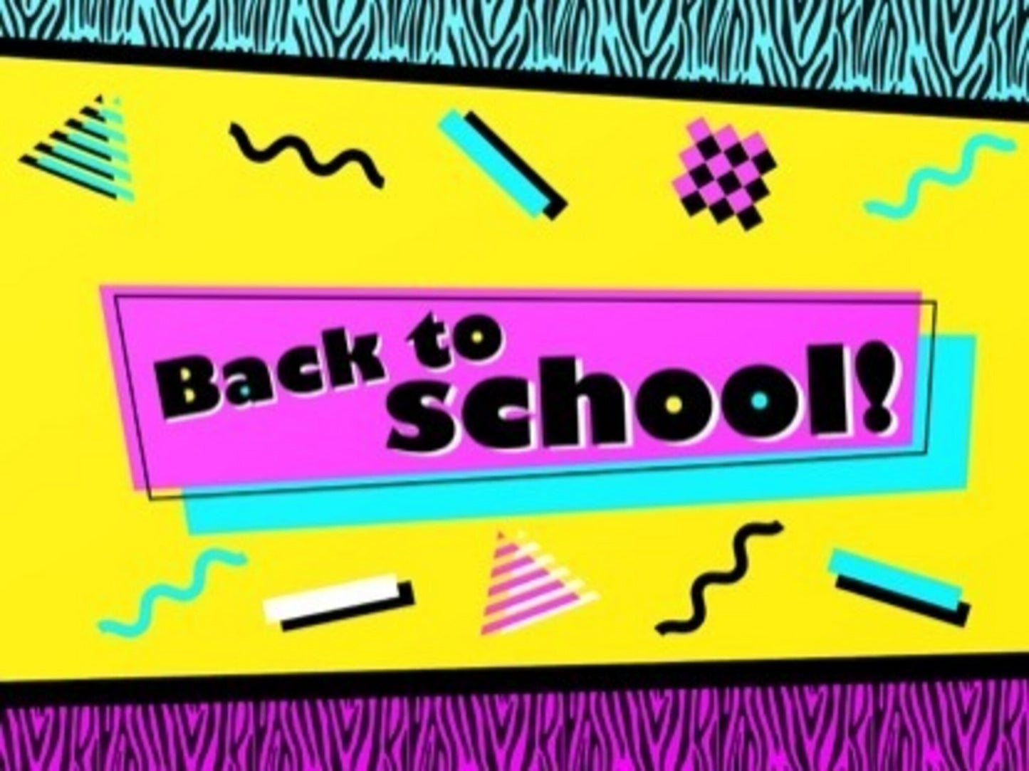 90's Retro Back To School