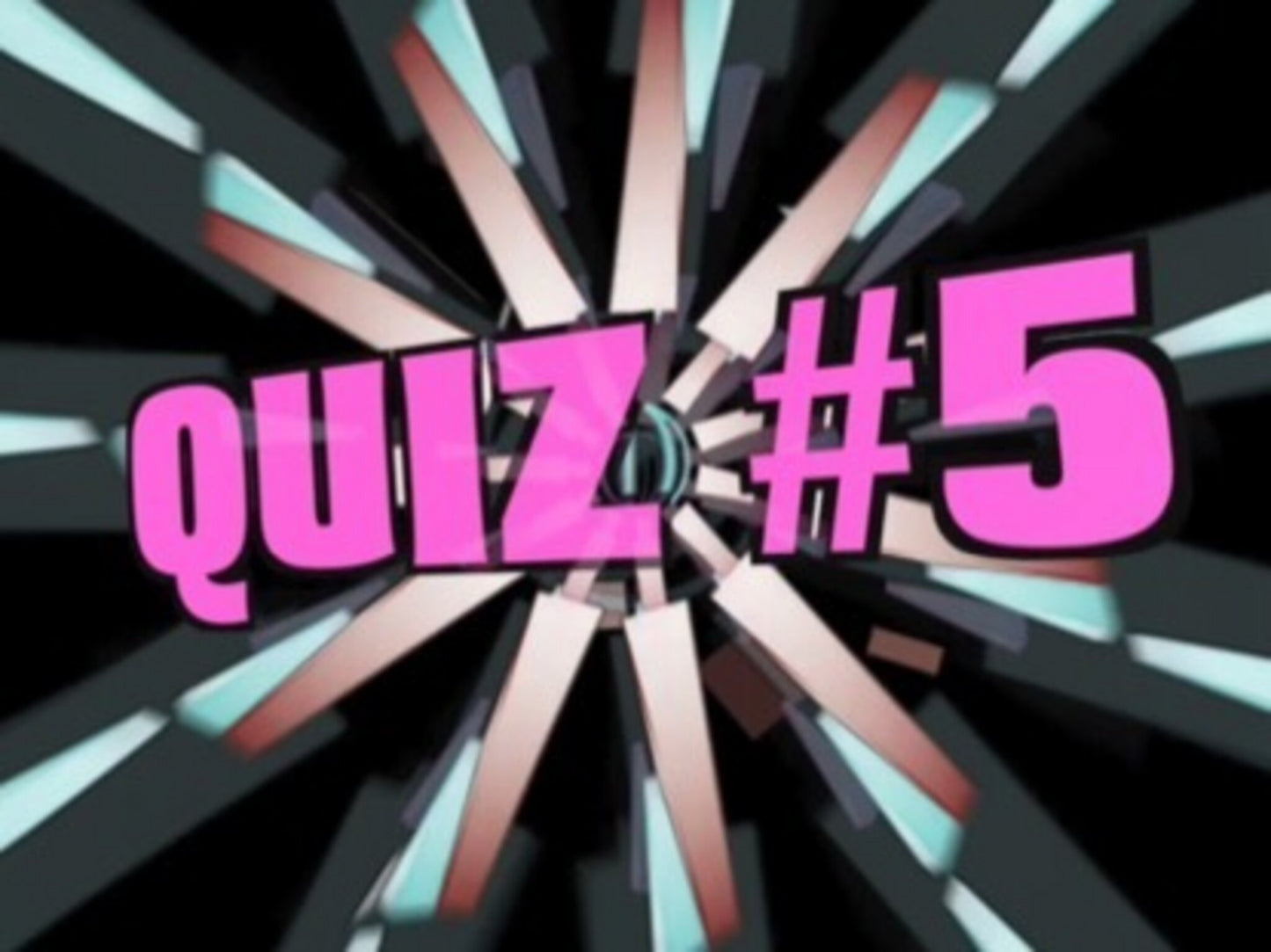 Bible Books Quiz Version 5