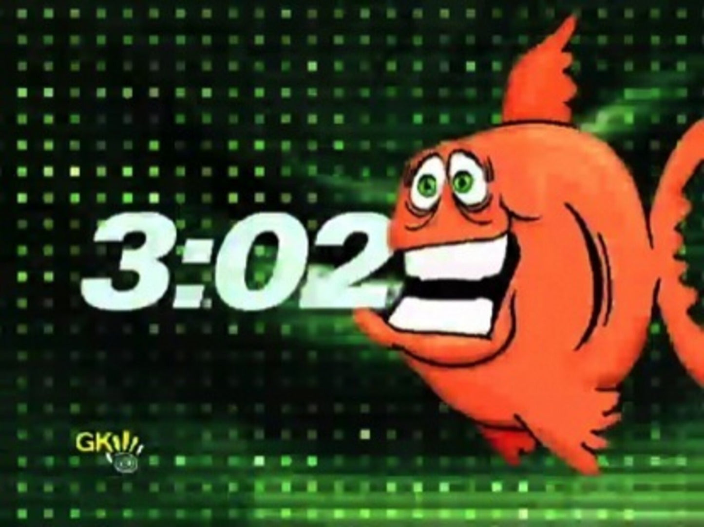 Funny Graphic Orange Fish Countdown