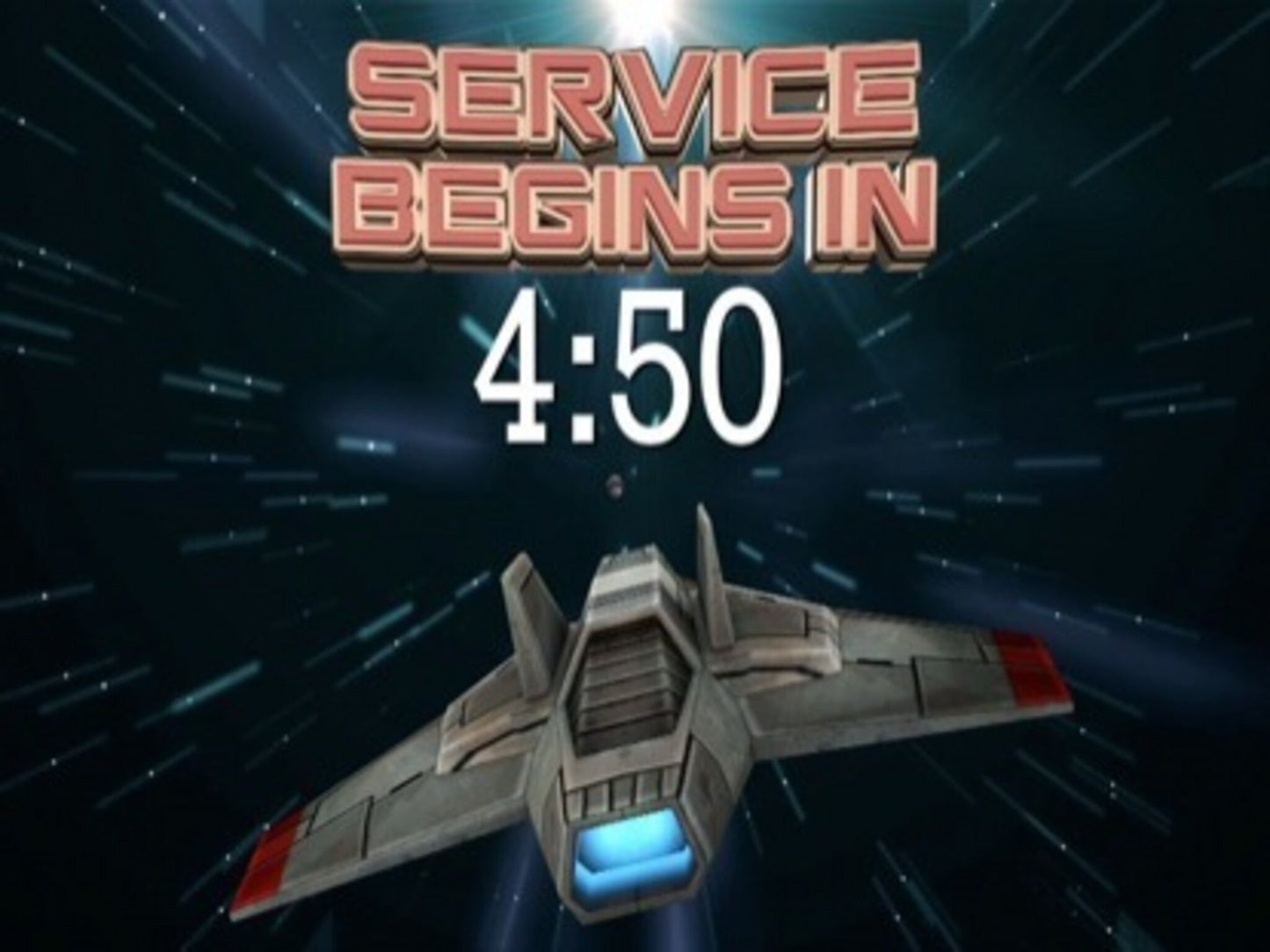 Space Flight Countdown 5 Min