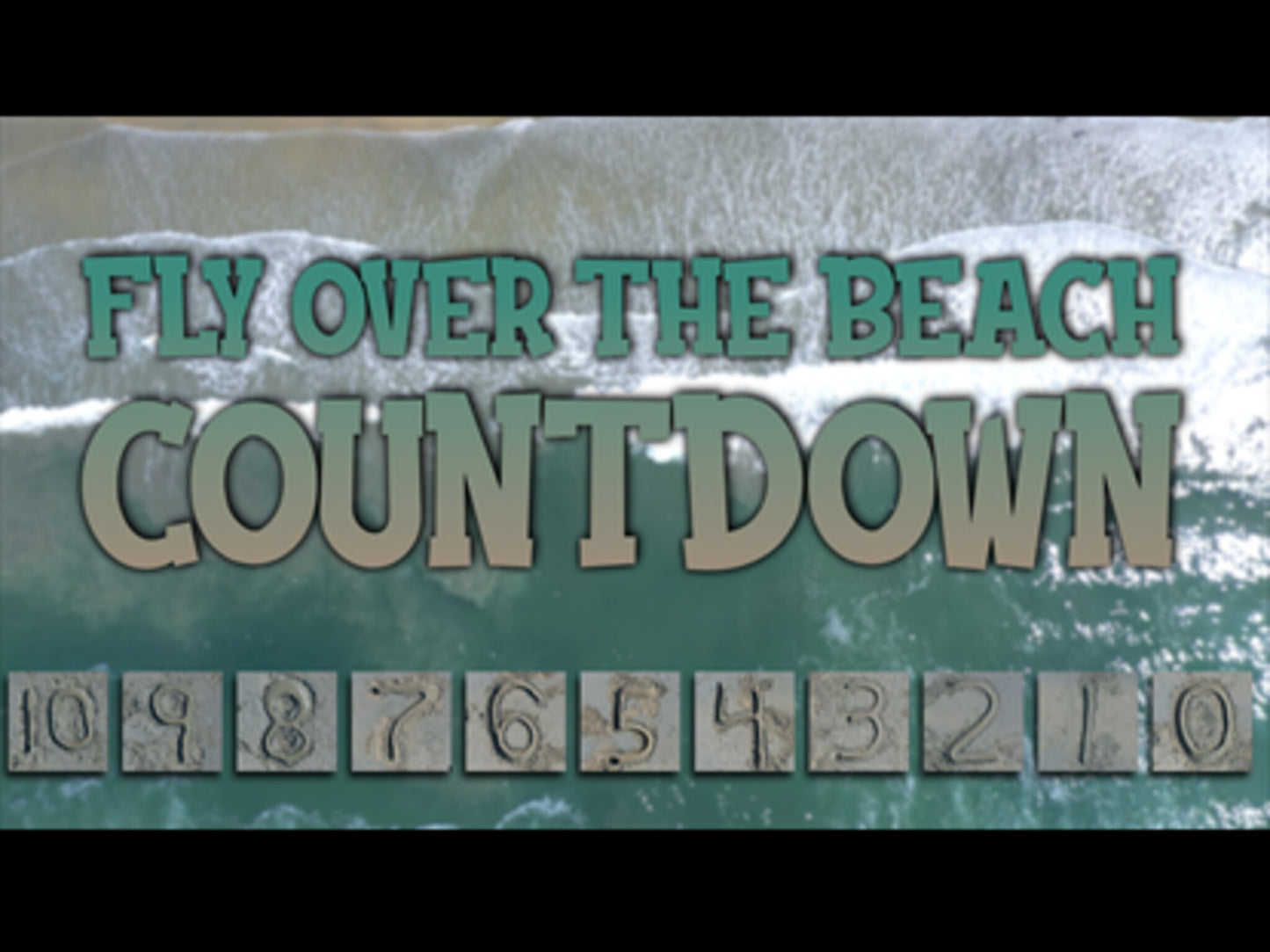Fly Over The Beach Countdown | Digital Felt Productions | WorshipHouse Kids