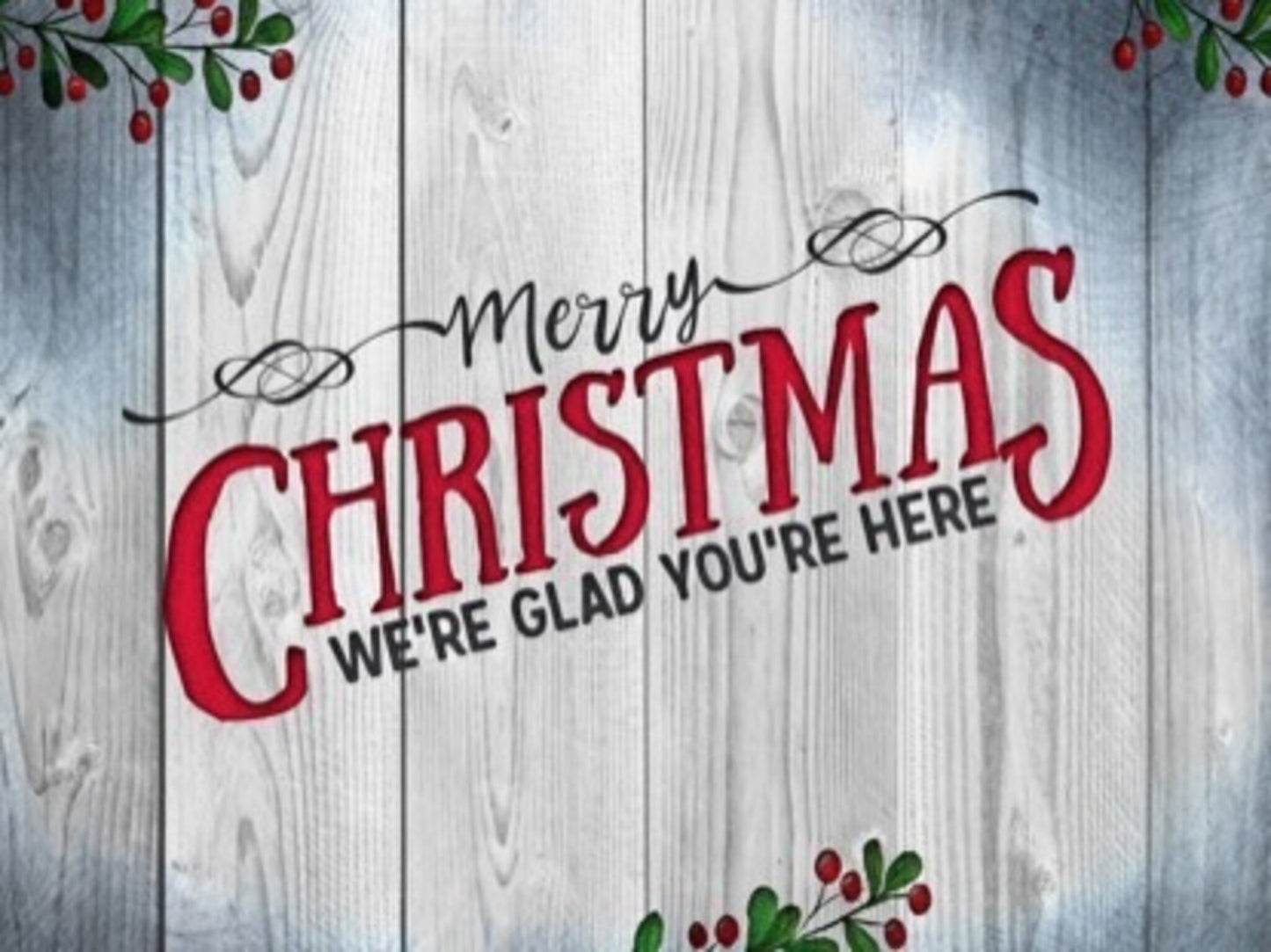 Wooden Christmas Merry Motion