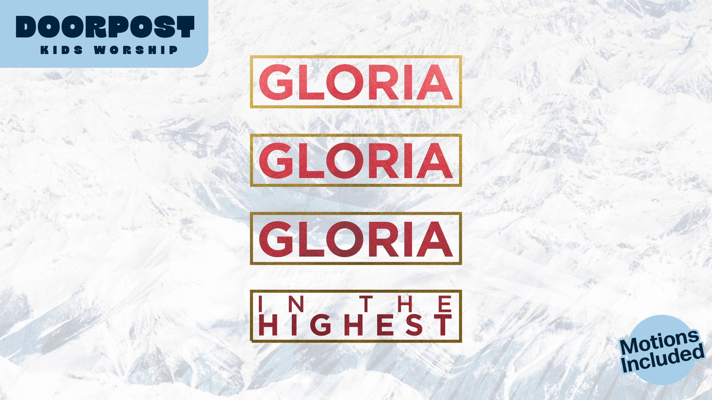 Gloria (Angels We Have Heard On High)