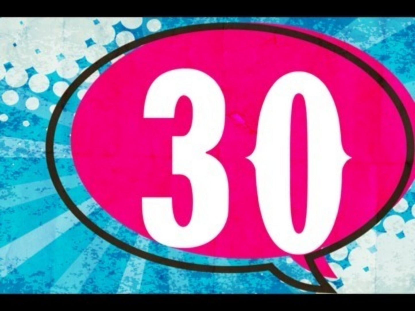 Speech Bubble 30 Second Game Countdown