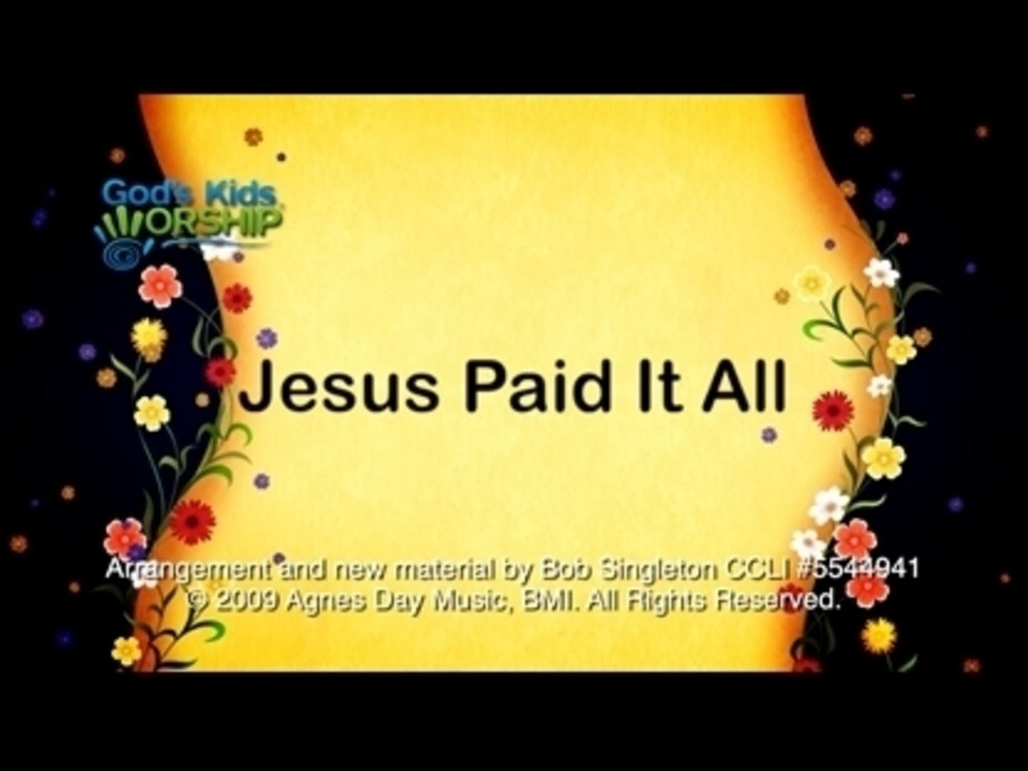 Jesus Paid It All
