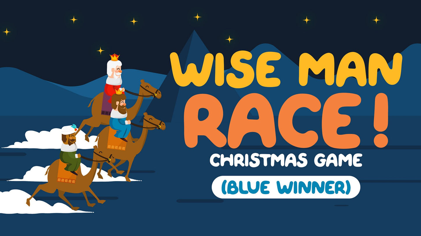 Wise Man Race - Blue Wins