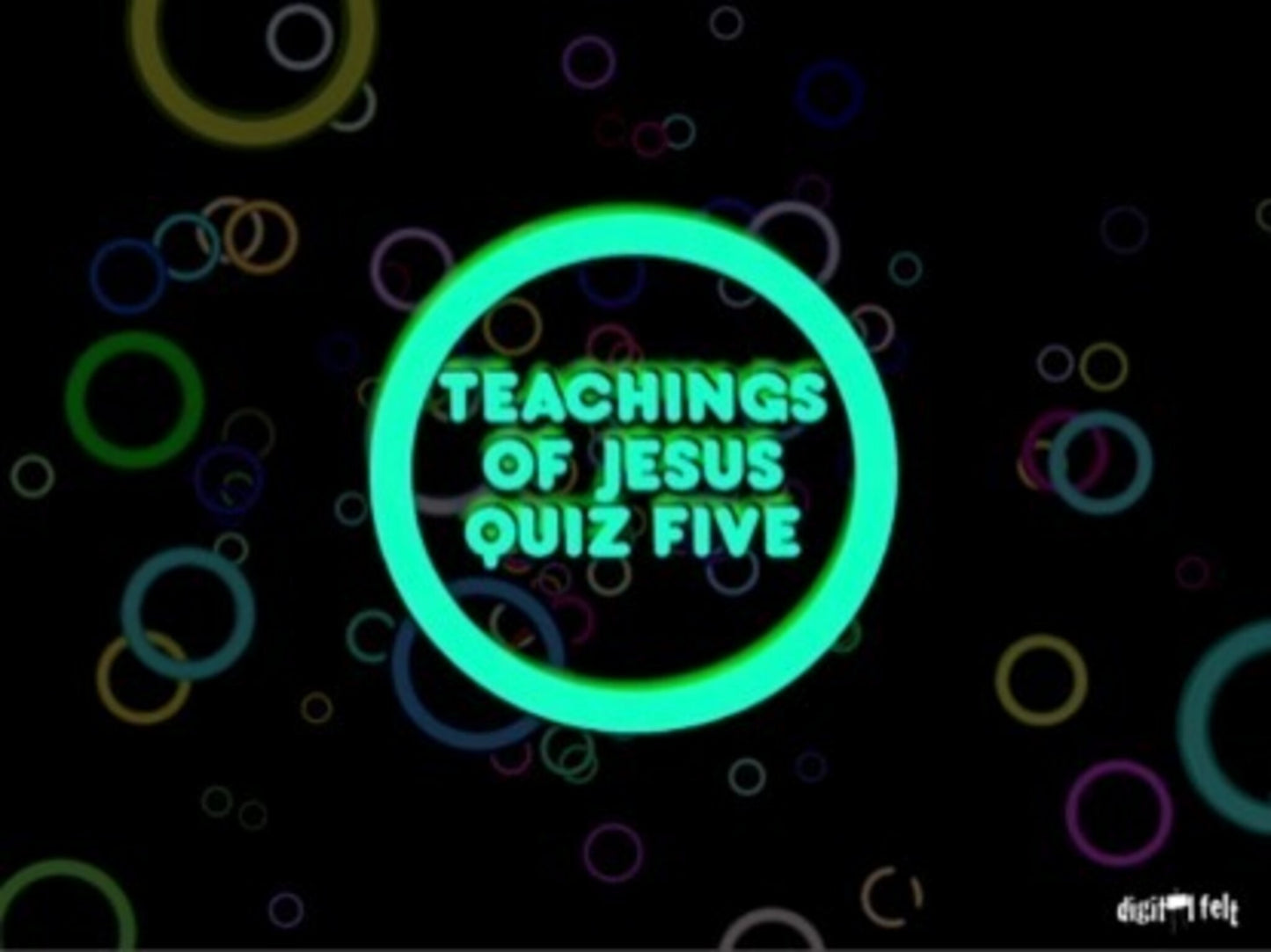 Bible Quiz - Jesus Is God