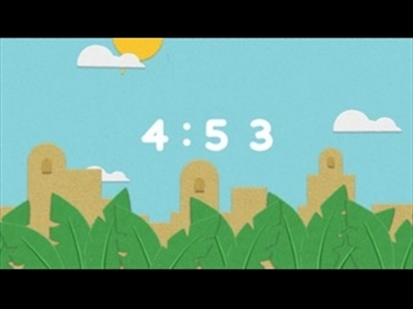 Palm Sunday Flannelgraph Countdown