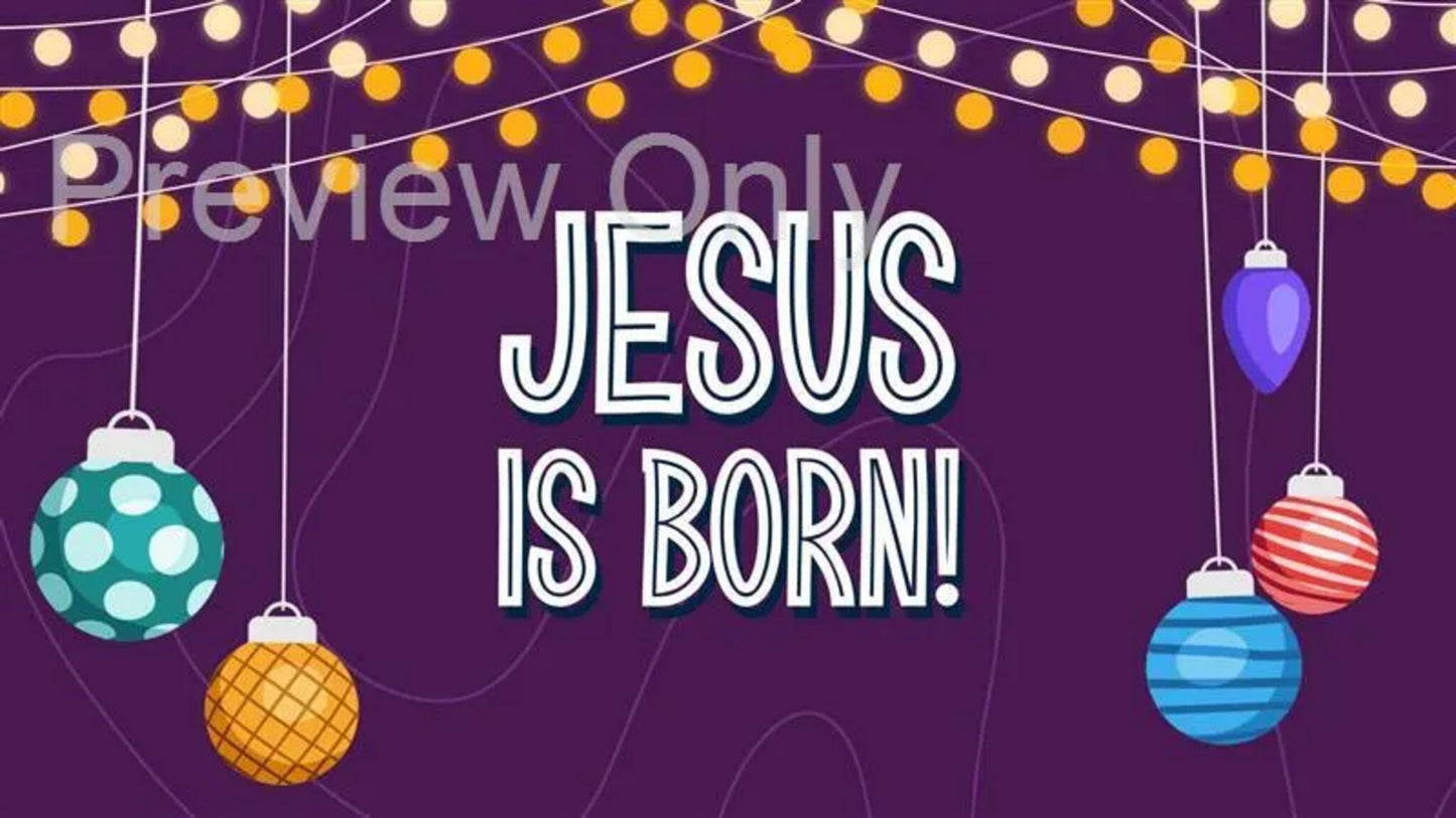 Christmas Kids Worship Vol 2 Jesus Is Born Title Still