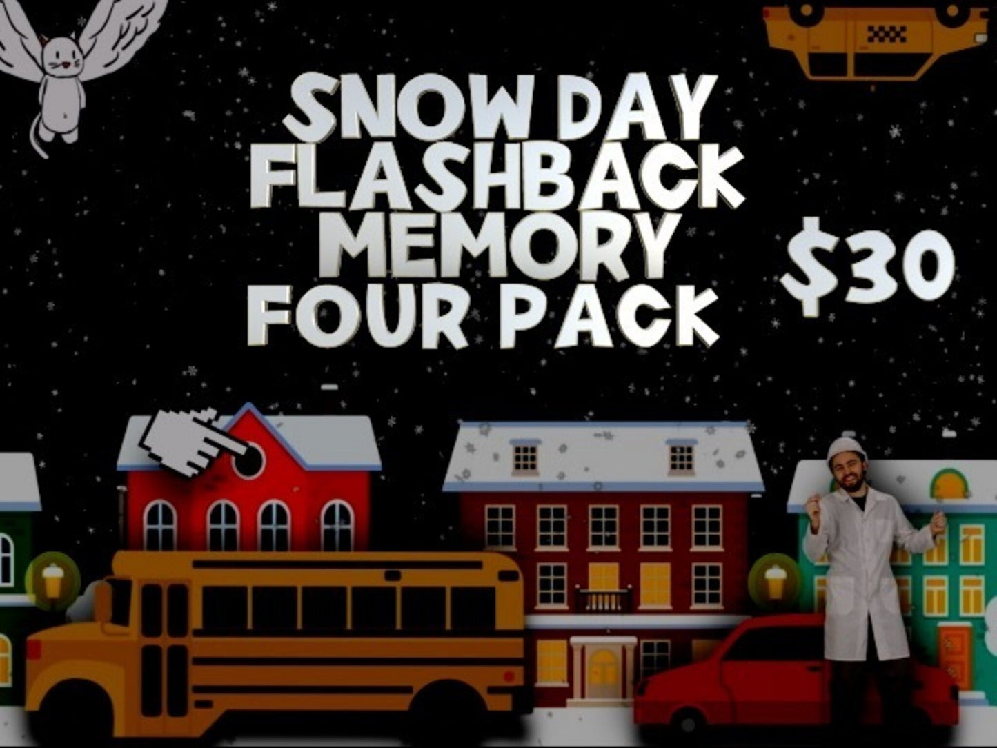 Snow Day Flashback Memory 4 Pack